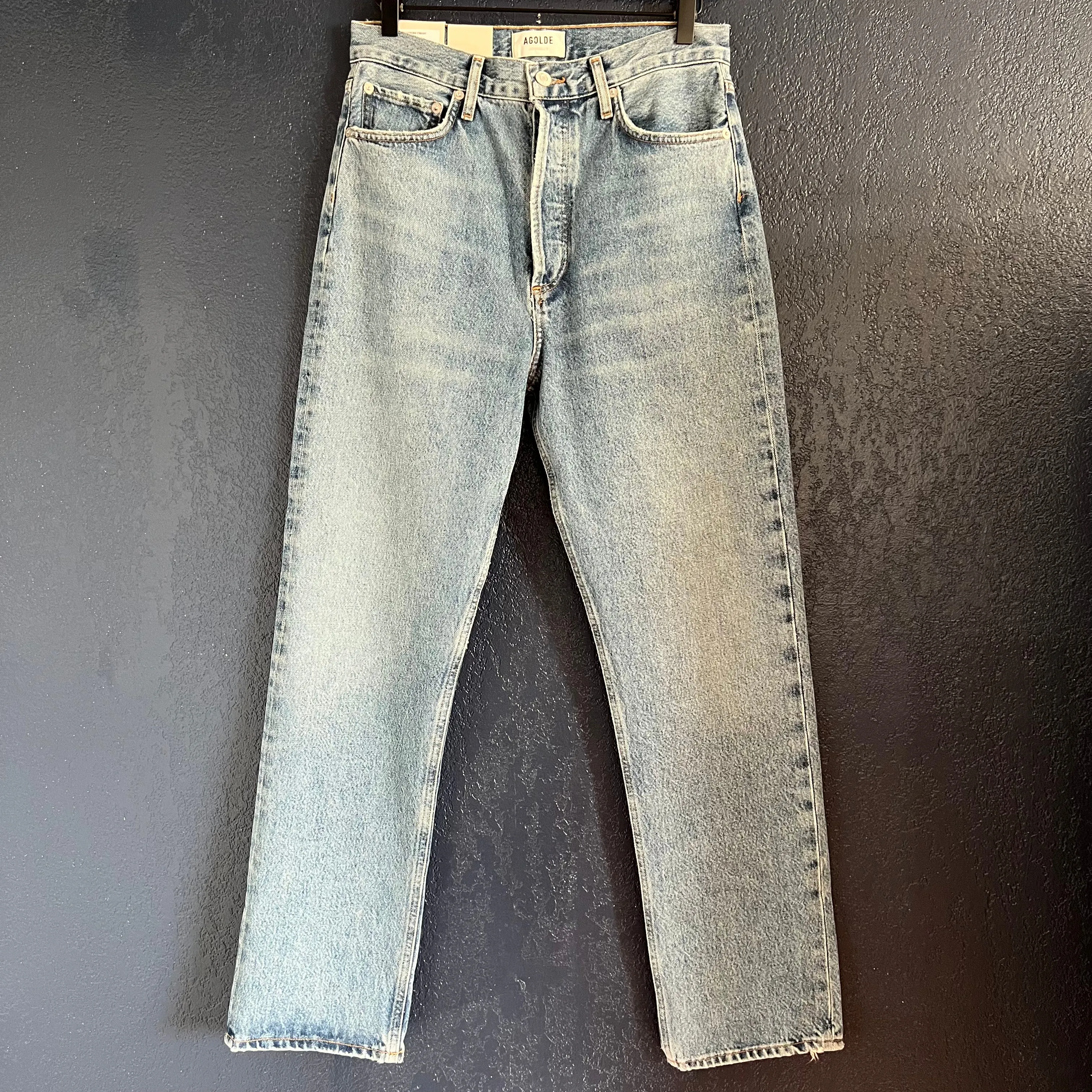 Agolde 90's Pinch Waist High Rise Straight Jeans