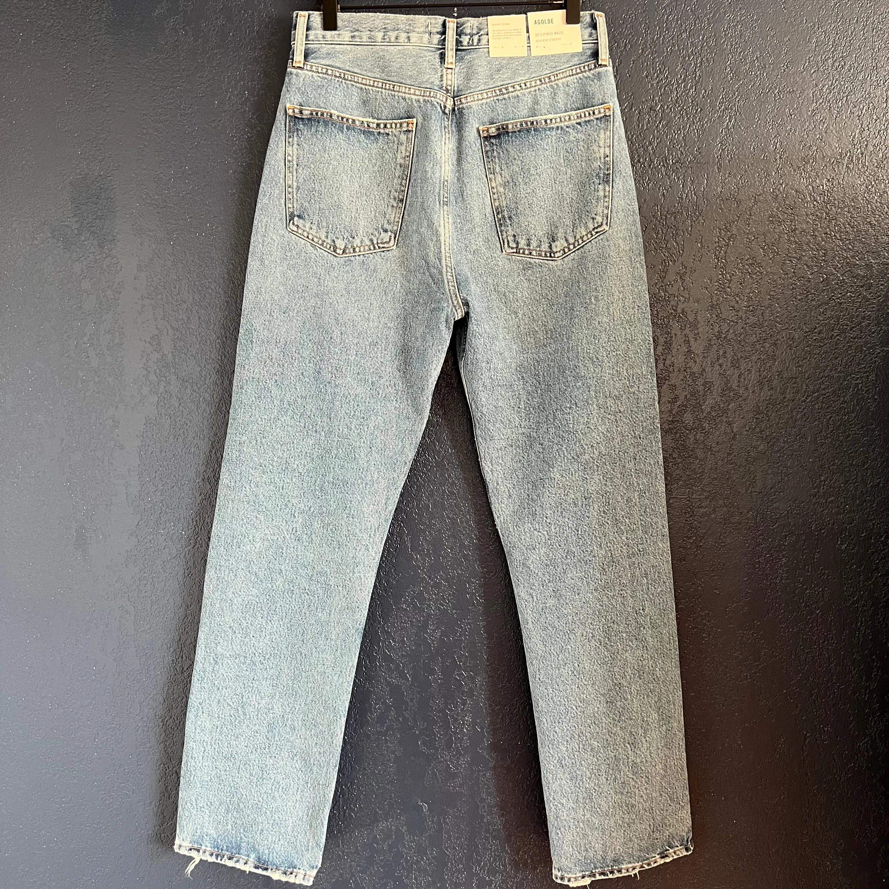 Agolde 90's Pinch Waist High Rise Straight Jeans