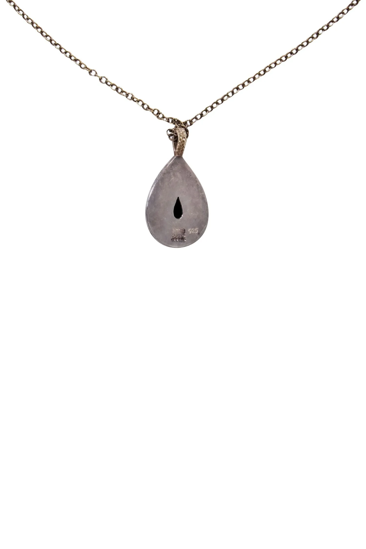 Anna Beck - Black Onyx 18K Gold Plated Teardrop Pendant Necklace