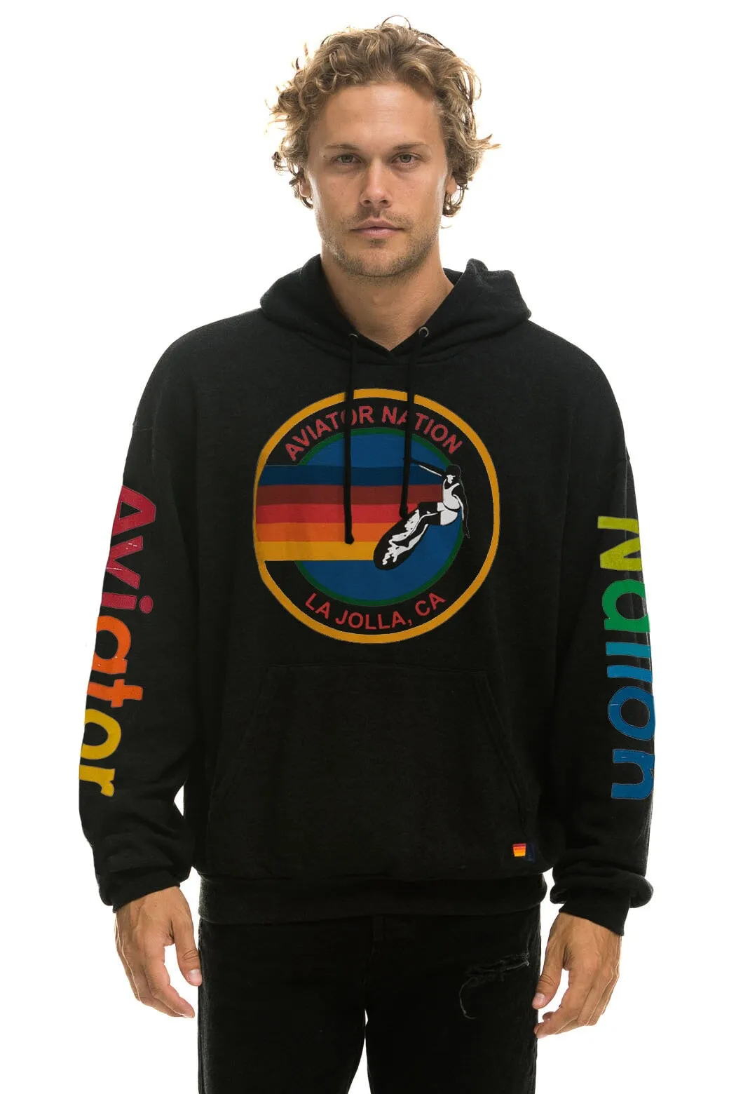 AVIATOR NATION LA JOLLA RELAXED PULLOVER HOODIE