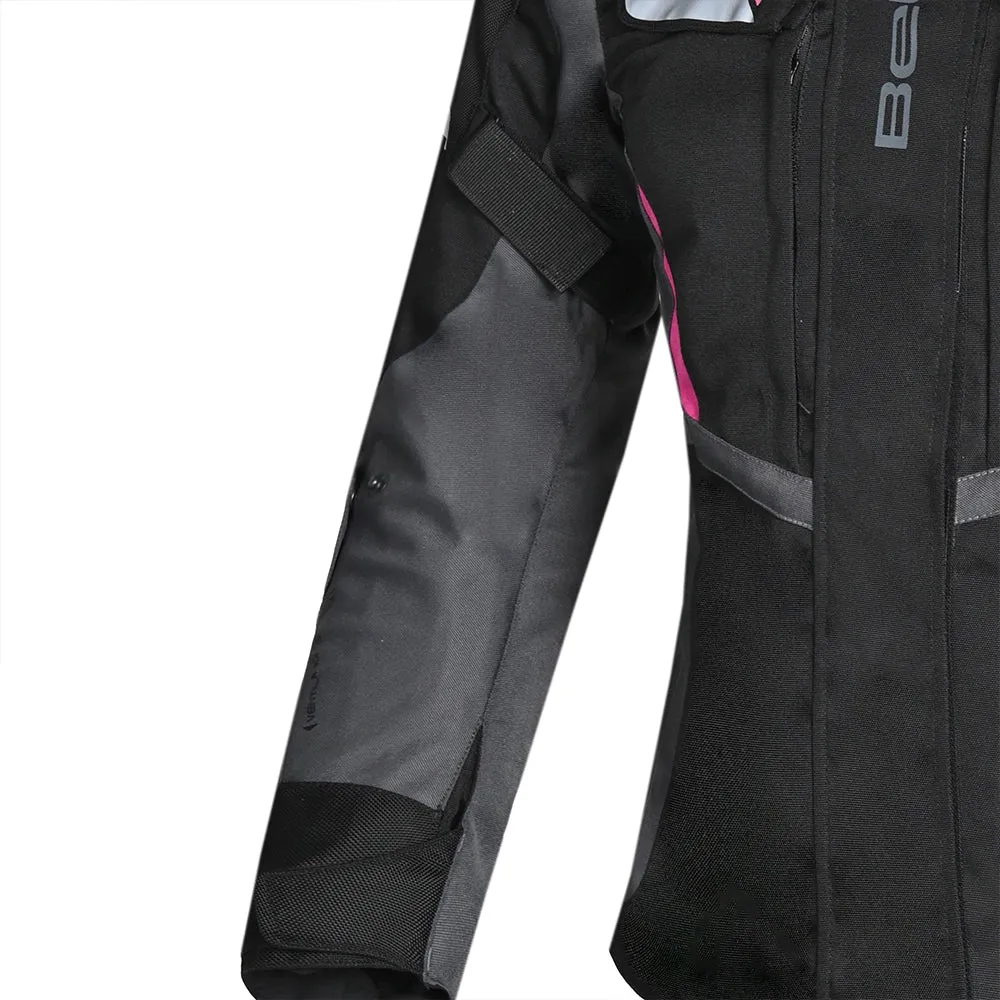 BELA Hurrican Lady Motorcycle Jacket Black Fuchsia