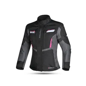 BELA Hurrican Lady Motorcycle Jacket Black Fuchsia