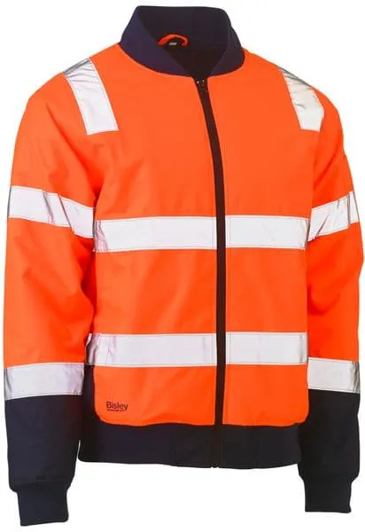 Bisley Taped Two Tone Hi Vis Bomber Jacket (BJ6730T)