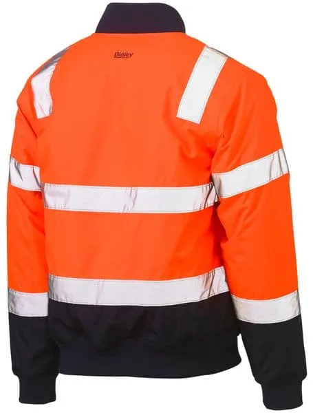 Bisley Taped Two Tone Hi Vis Bomber Jacket (BJ6730T)