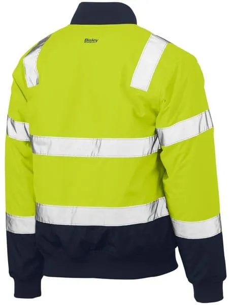 Bisley Taped Two Tone Hi Vis Bomber Jacket (BJ6730T)