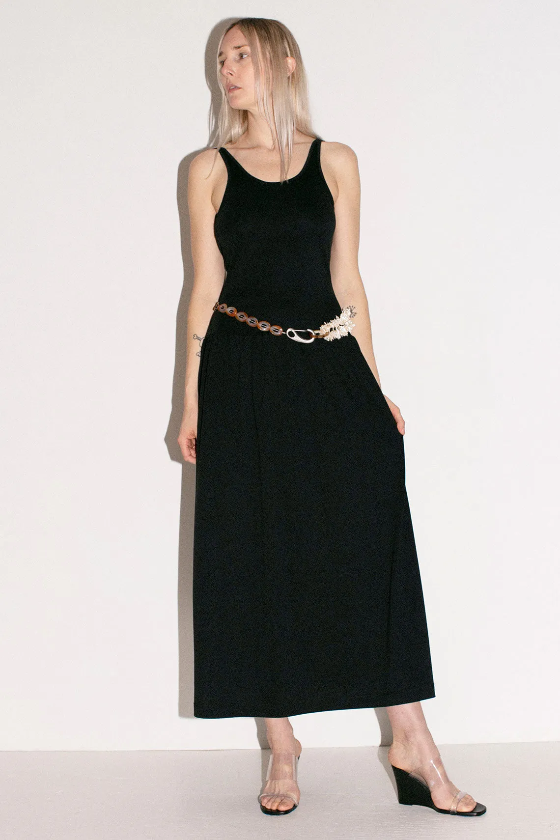 Black Genua Tank Dress