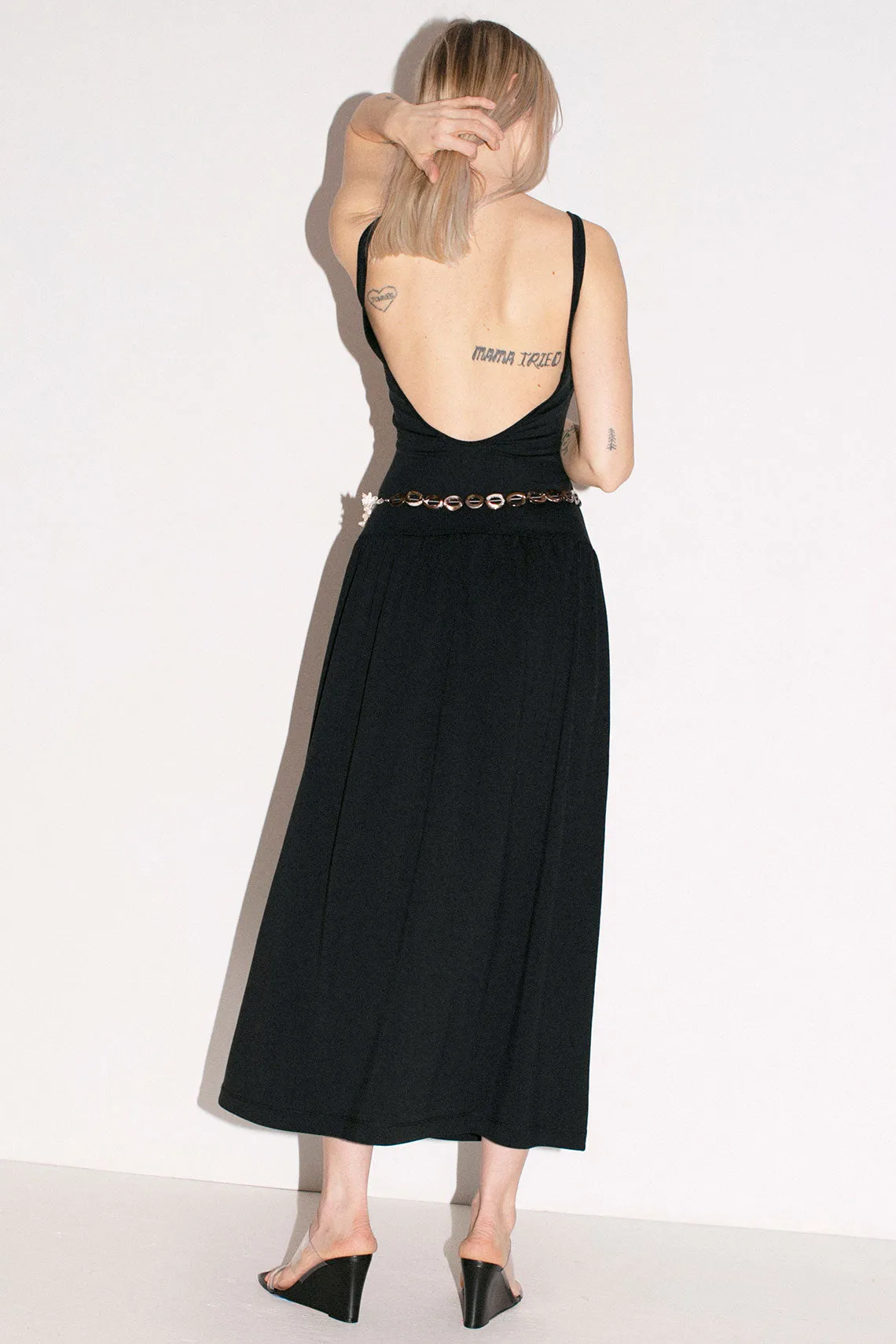 Black Genua Tank Dress