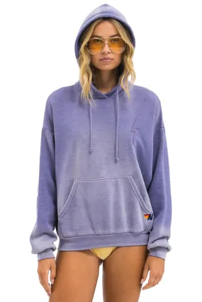 BOLT STITCH 2  RELAXED PULLOVER HOODIE - FADED GRAPE