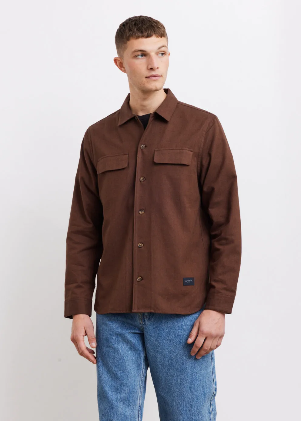 Broome Herringbone Flannel Shirt