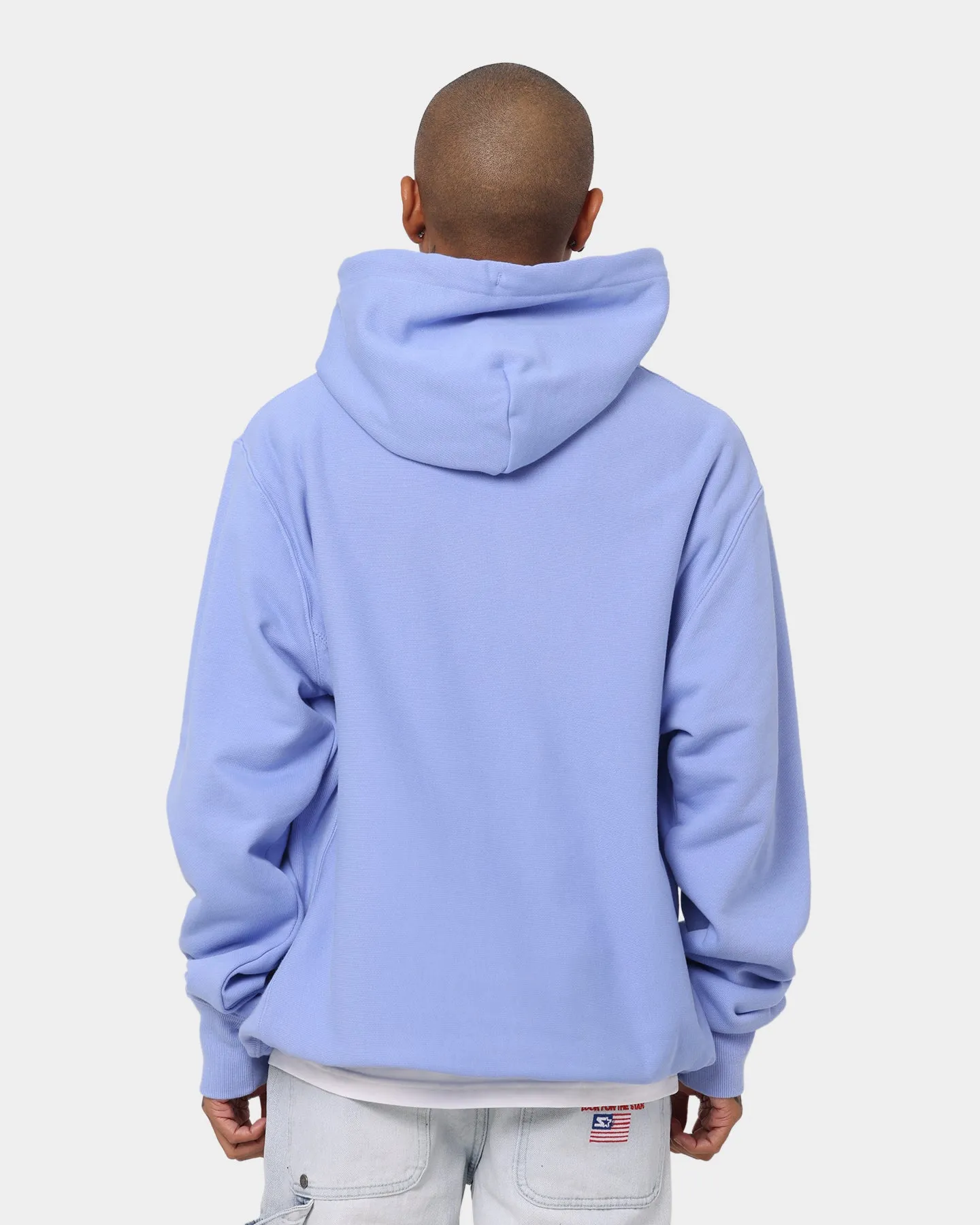 Champion Rev Weave Terry Hoodie Charming Blue