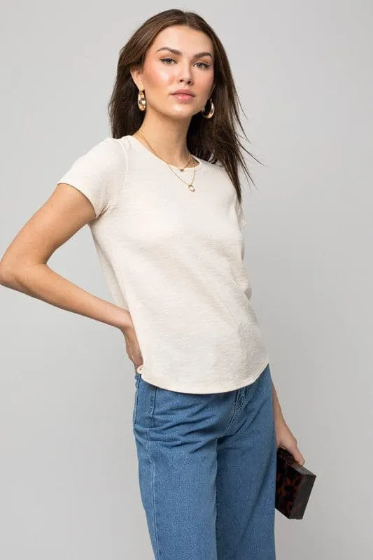 Elevated Essential Back Button Down Top