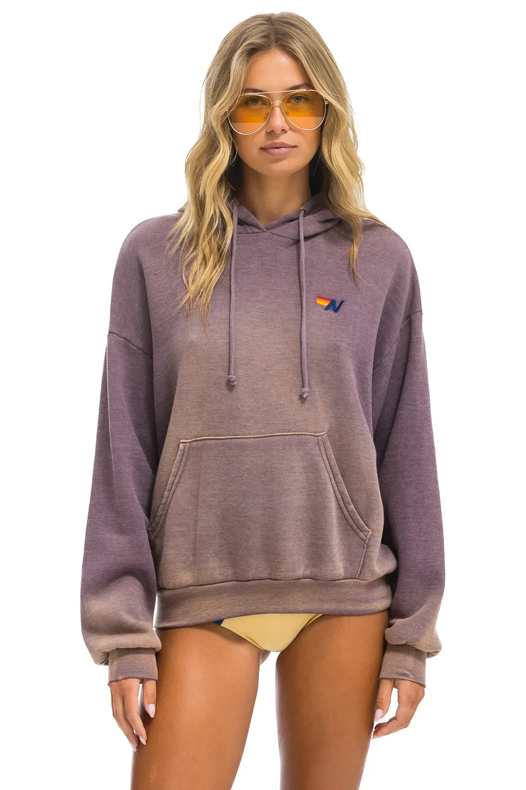 ESSENTIAL RELAXED PULLOVER HOODIE - FADED MOCHA