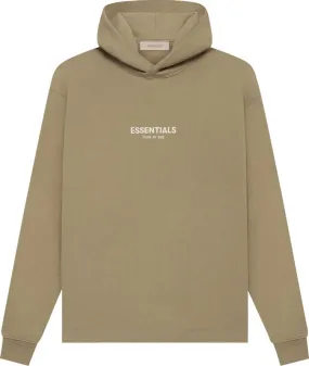 Fear of God Essentials Relaxed Hoodie 'Oak', green