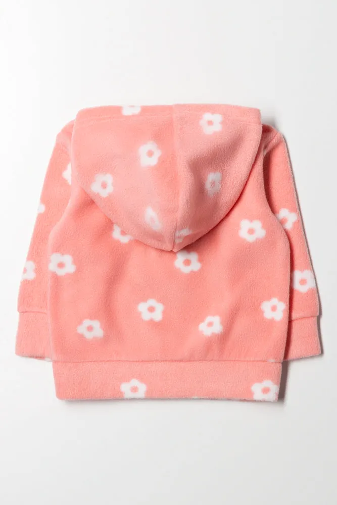 Fleece Hoodie Pink