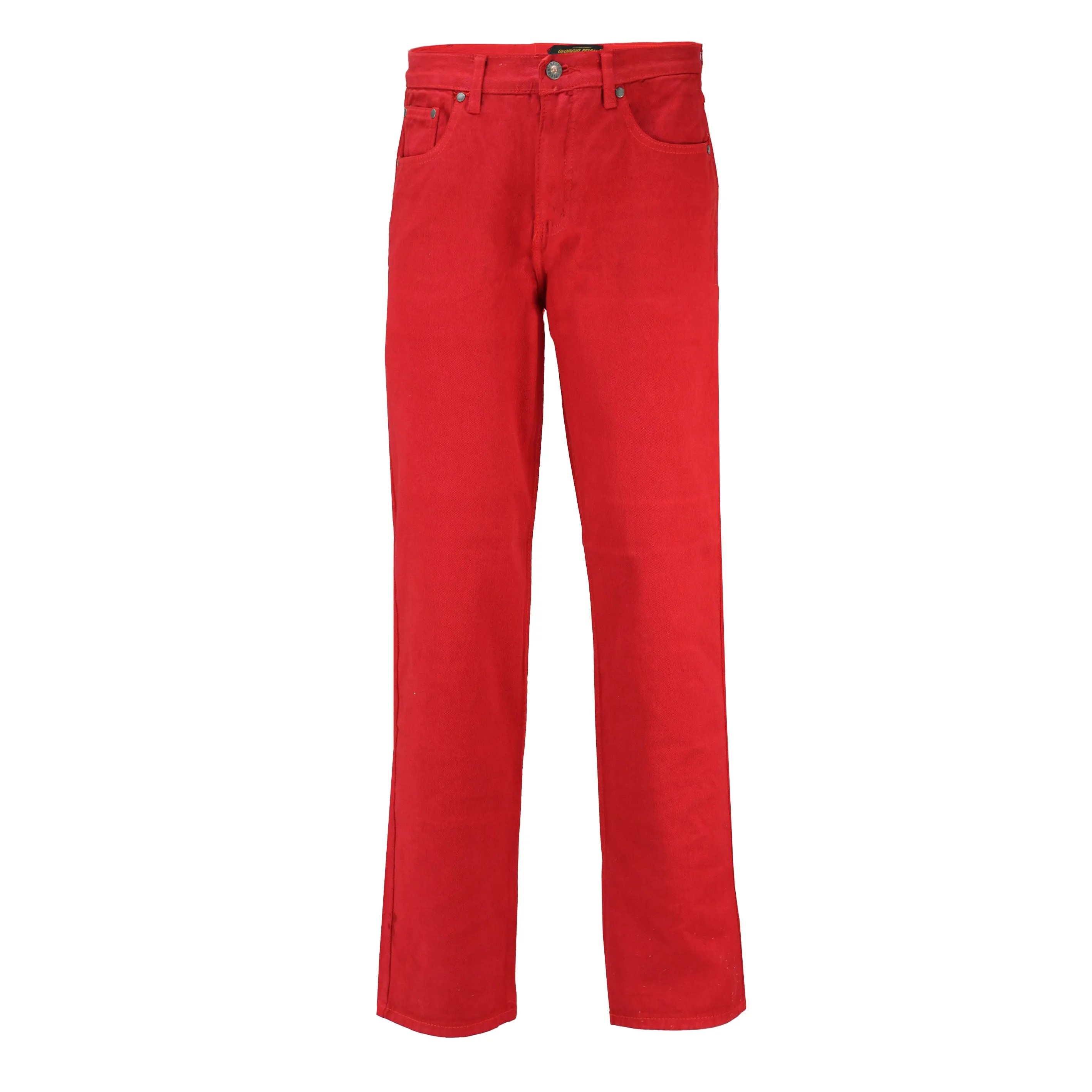 Georgio Peviani Comfort Fit Jeans - Red