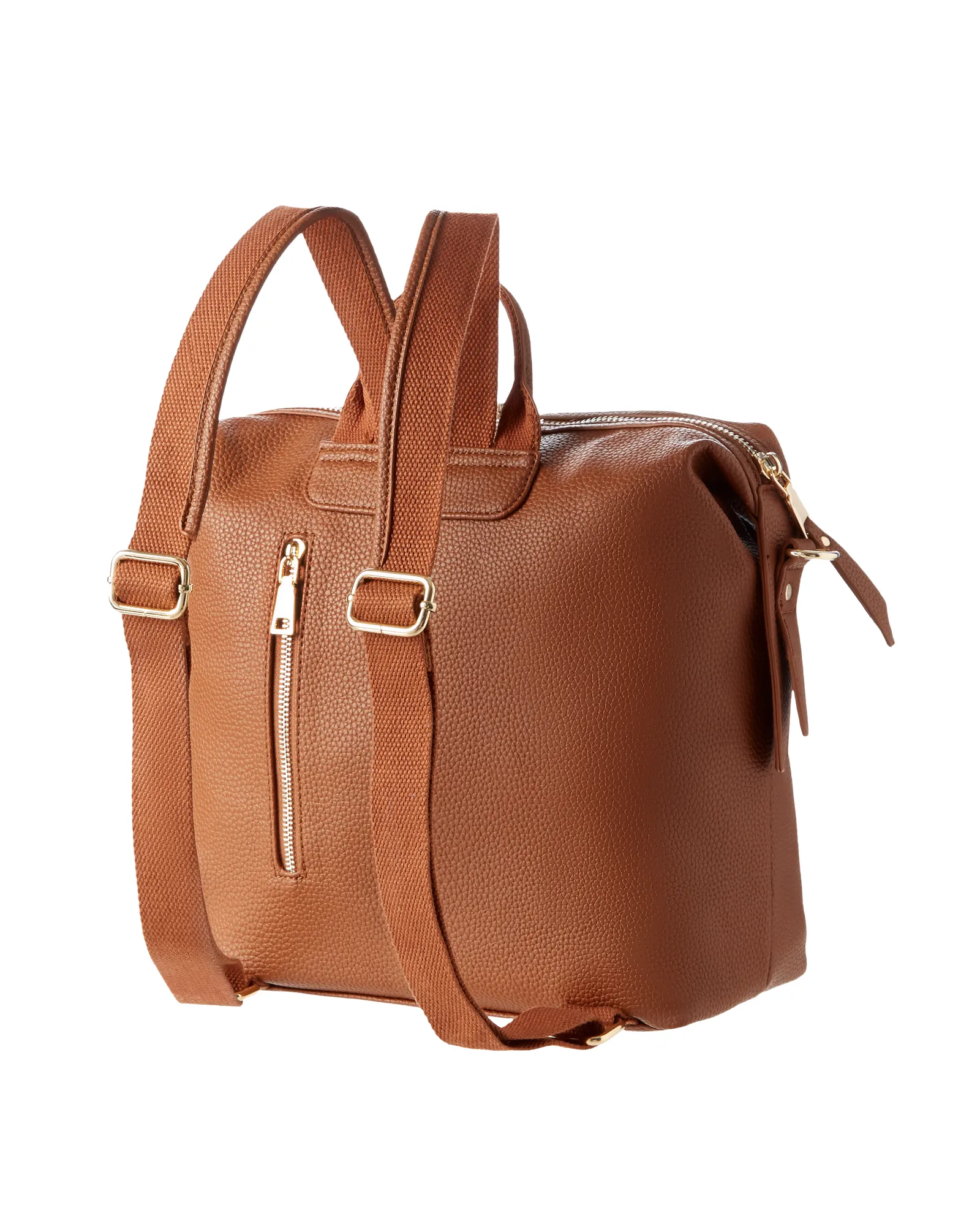 Kensie Faux Leather Backpack | Tan