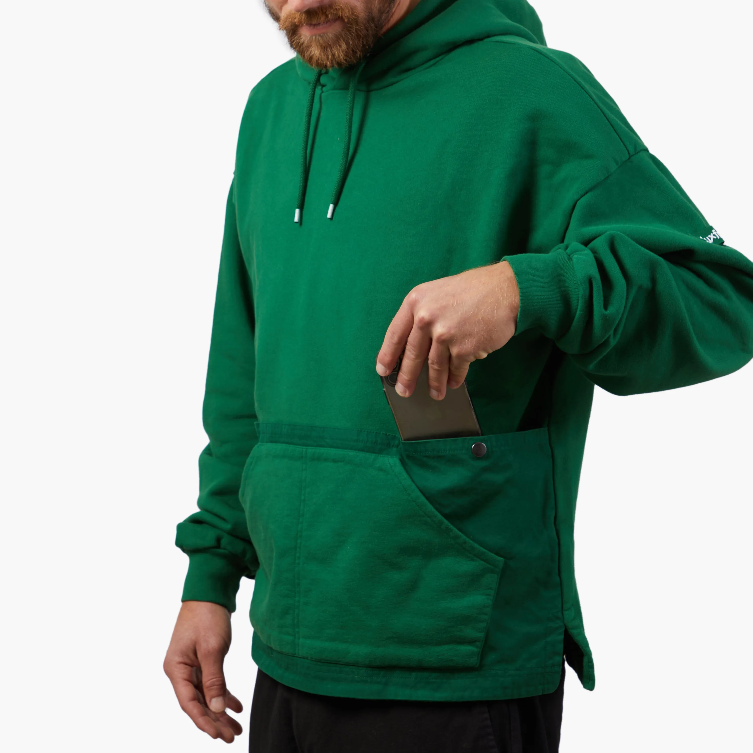 Luxfort Men's Green Botanist Hoodie in Forest