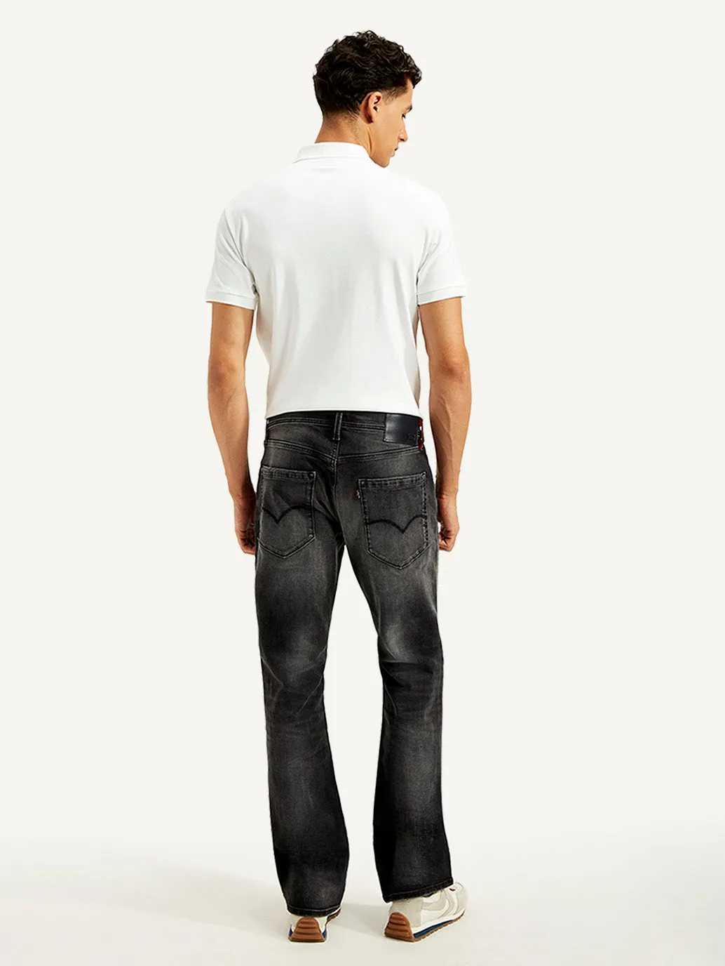 Men's 527 Slim Bootcut Fit Charcoal Grey Jeans