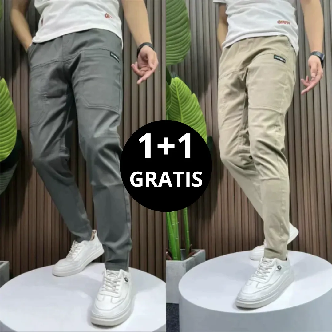 Miro |  Stretchy Cargo Pants 1 1 FREE