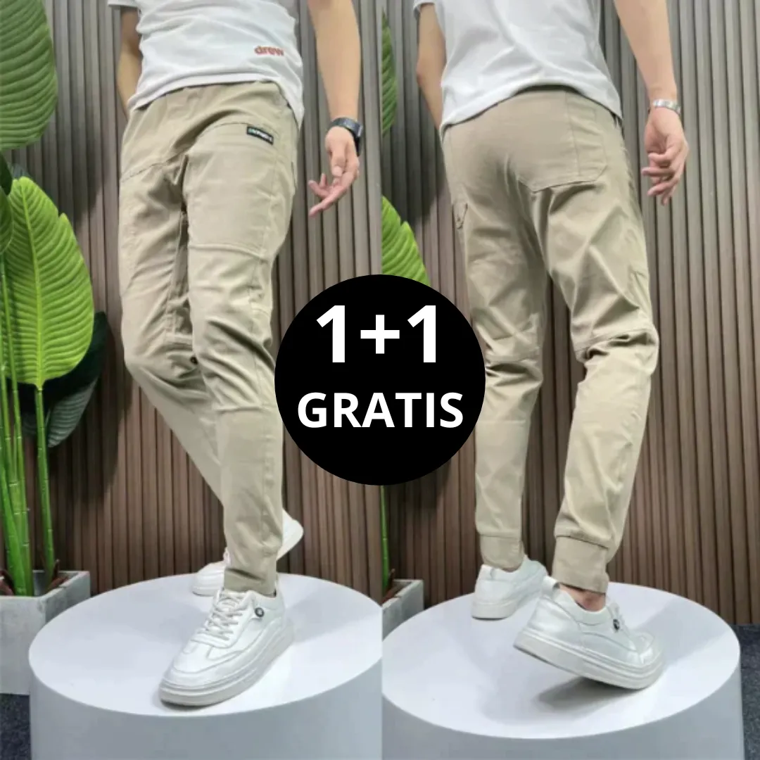 Miro |  Stretchy Cargo Pants 1 1 FREE