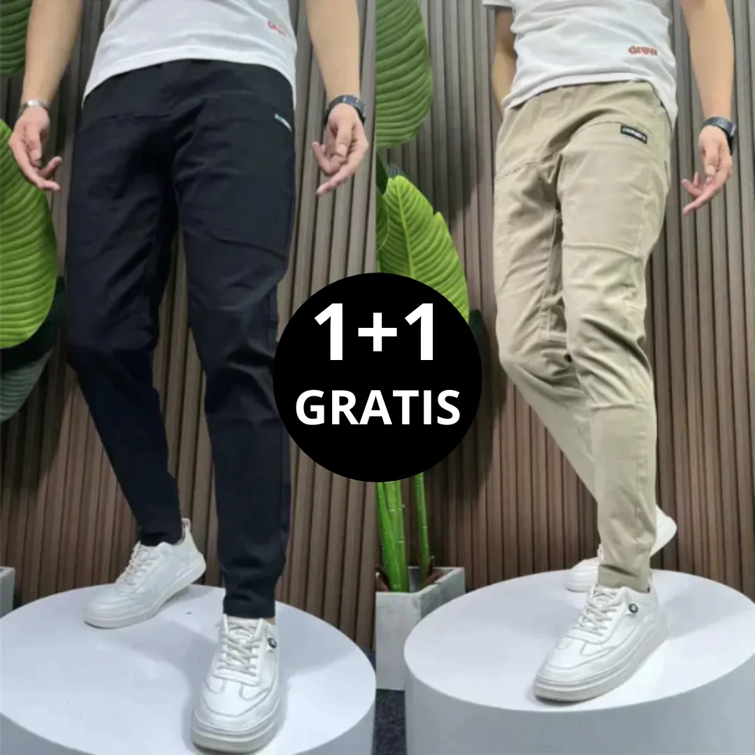 Miro |  Stretchy Cargo Pants 1 1 FREE