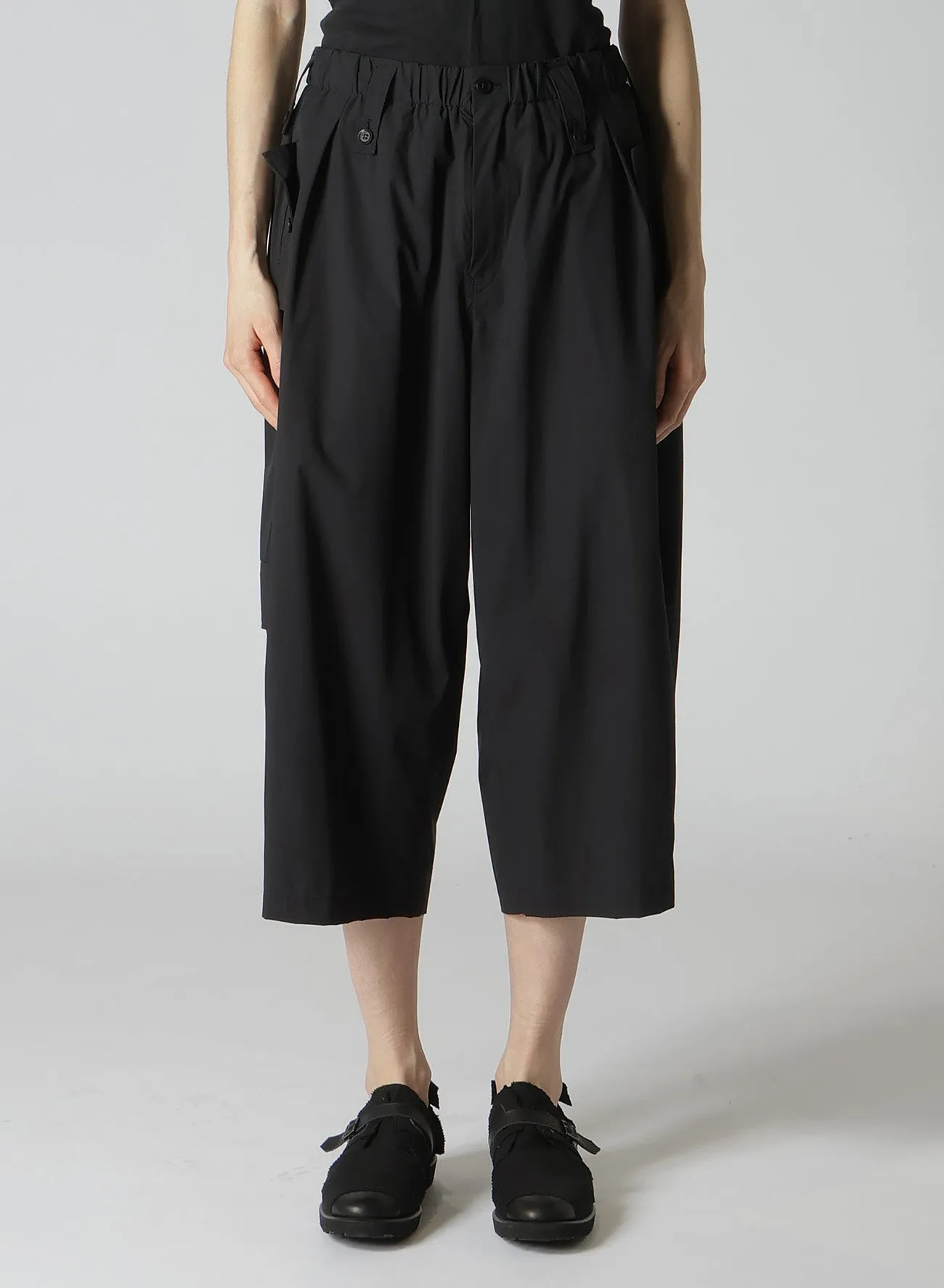 Ny STRETCH POCKET DETAIL WIDE PANTS