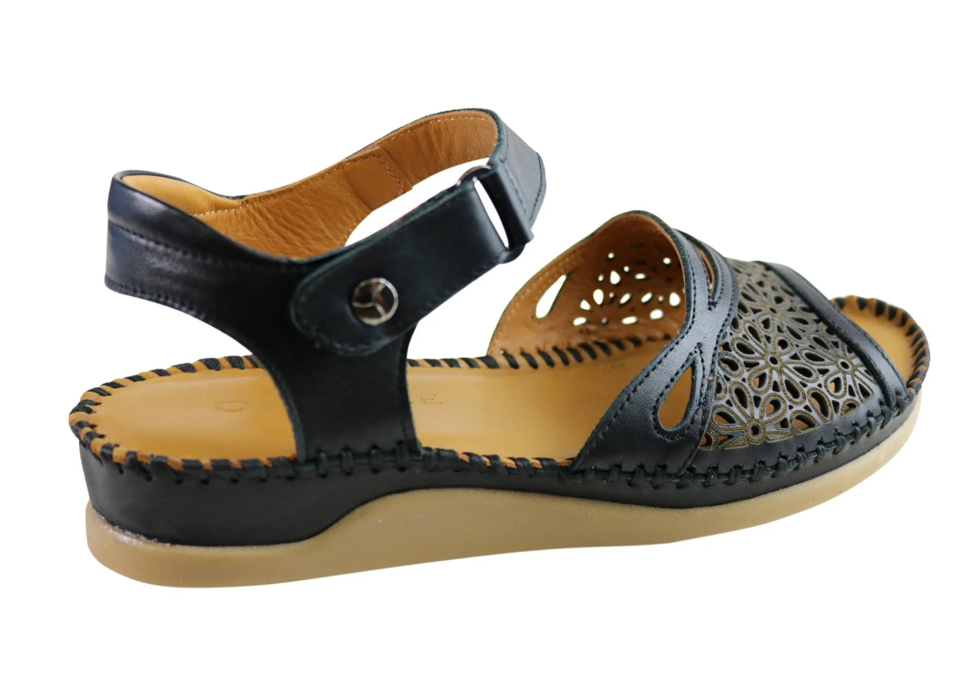 Orizonte Noble Womens European Comfortable Leather Sandals