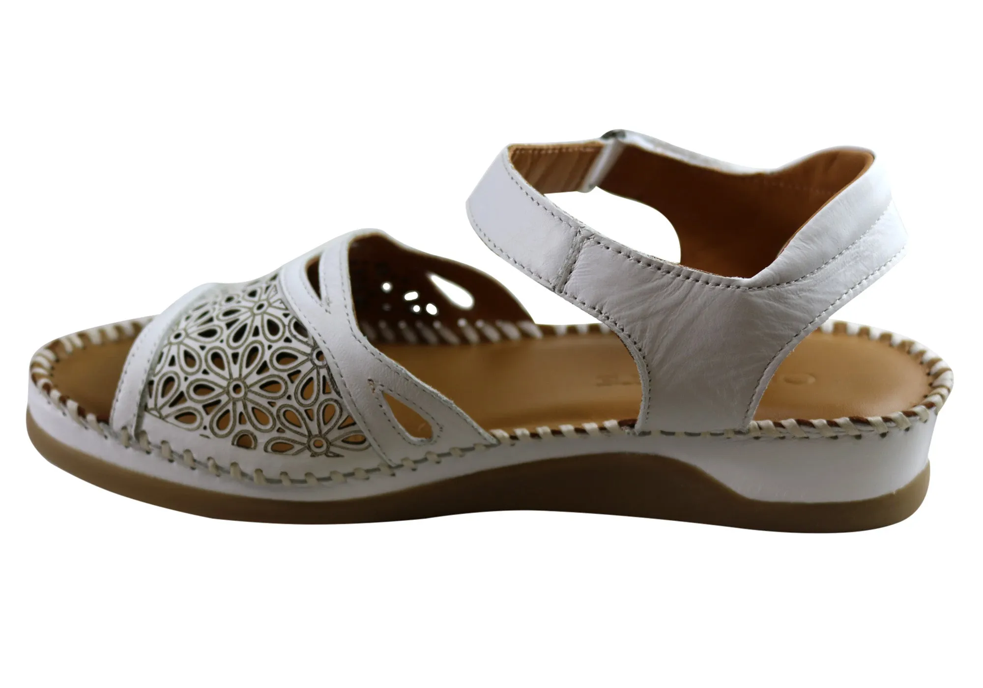 Orizonte Noble Womens European Comfortable Leather Sandals