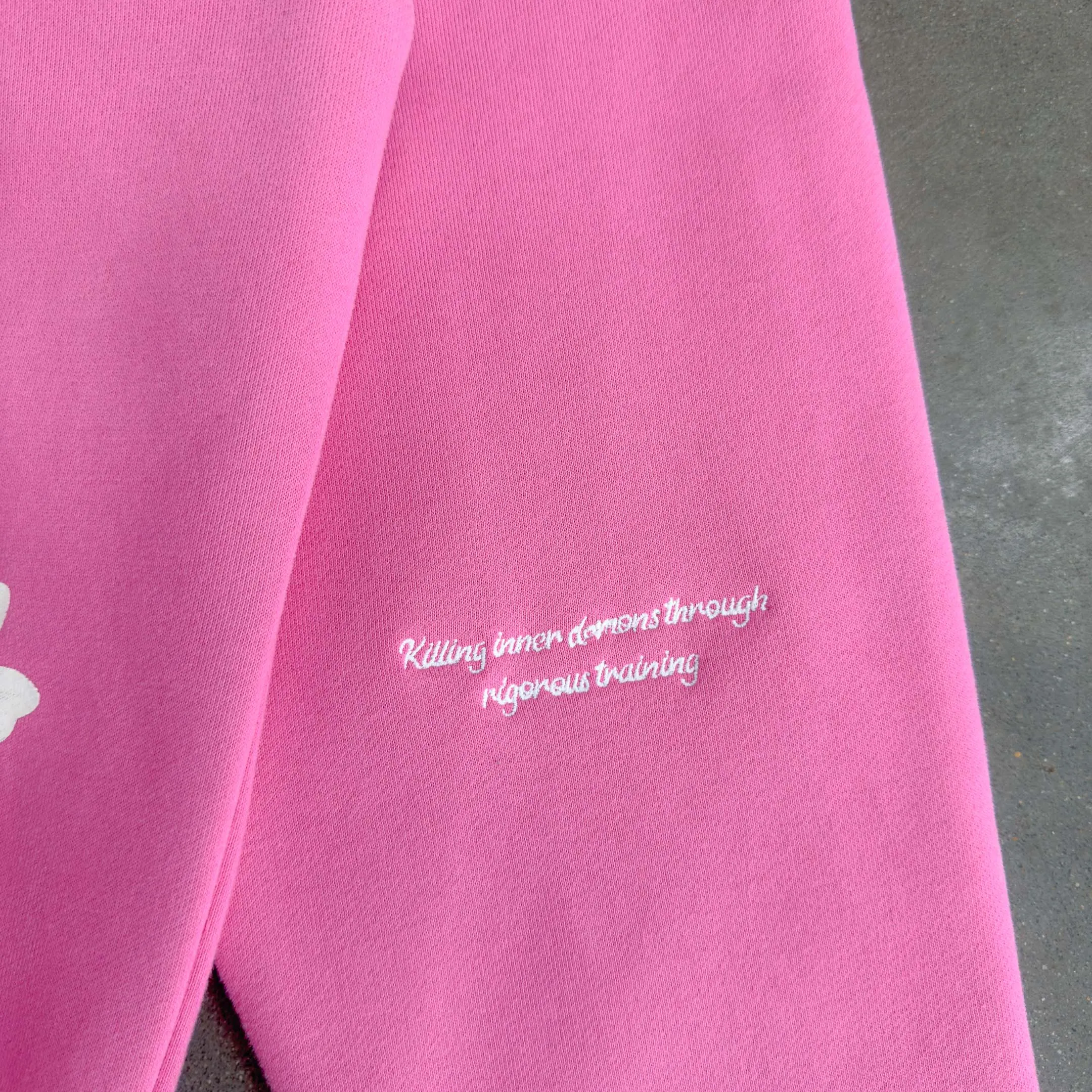 OVERSIZED LUX "DAISY" HOODIE - PINK