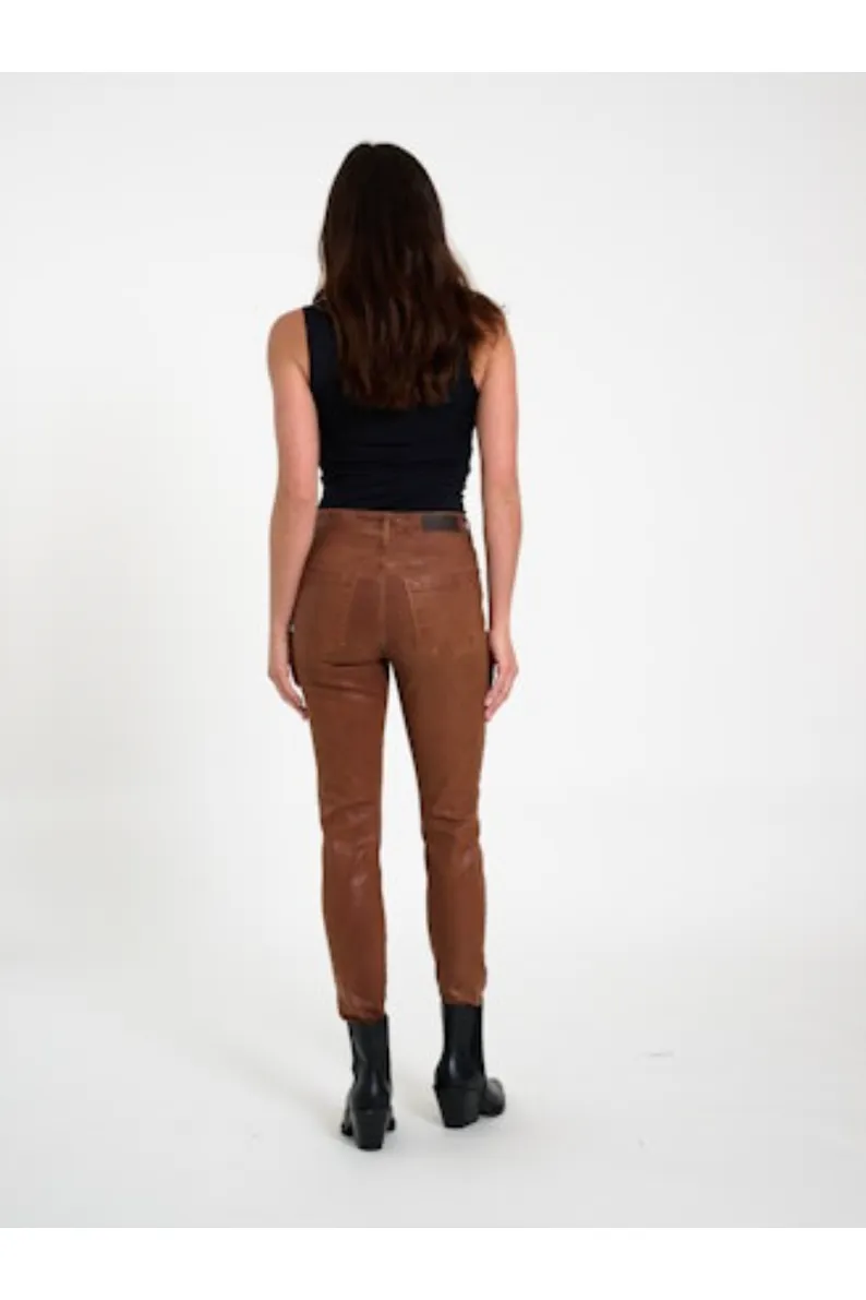 Parker Smith Bombshell Skinny Pants PW2041KAI | Slick Toffee | Clearance Final Sale