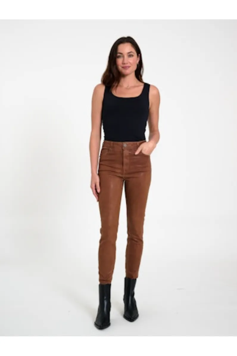 Parker Smith Bombshell Skinny Pants PW2041KAI | Slick Toffee | Clearance Final Sale