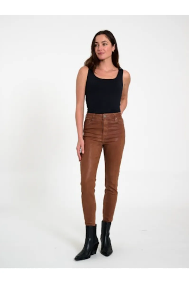 Parker Smith Bombshell Skinny Pants PW2041KAI | Slick Toffee | Clearance Final Sale