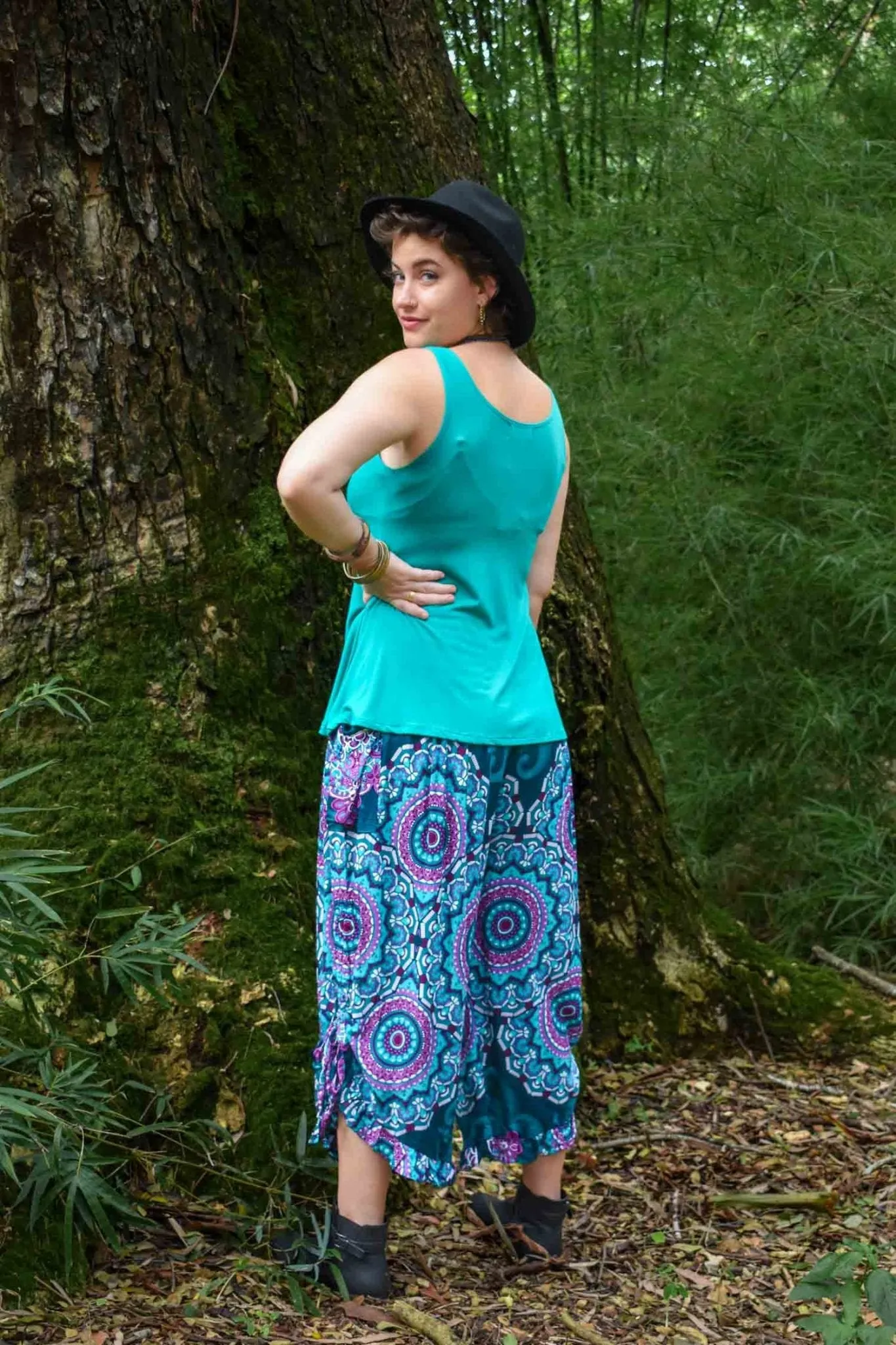 Passport Pants - Passionflower Jade