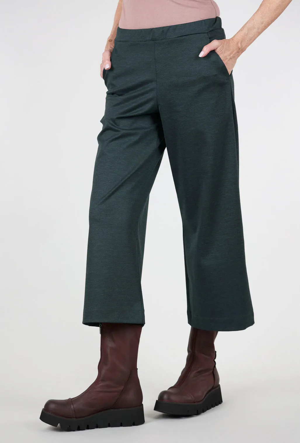 Ponte Flare Pant, Forest