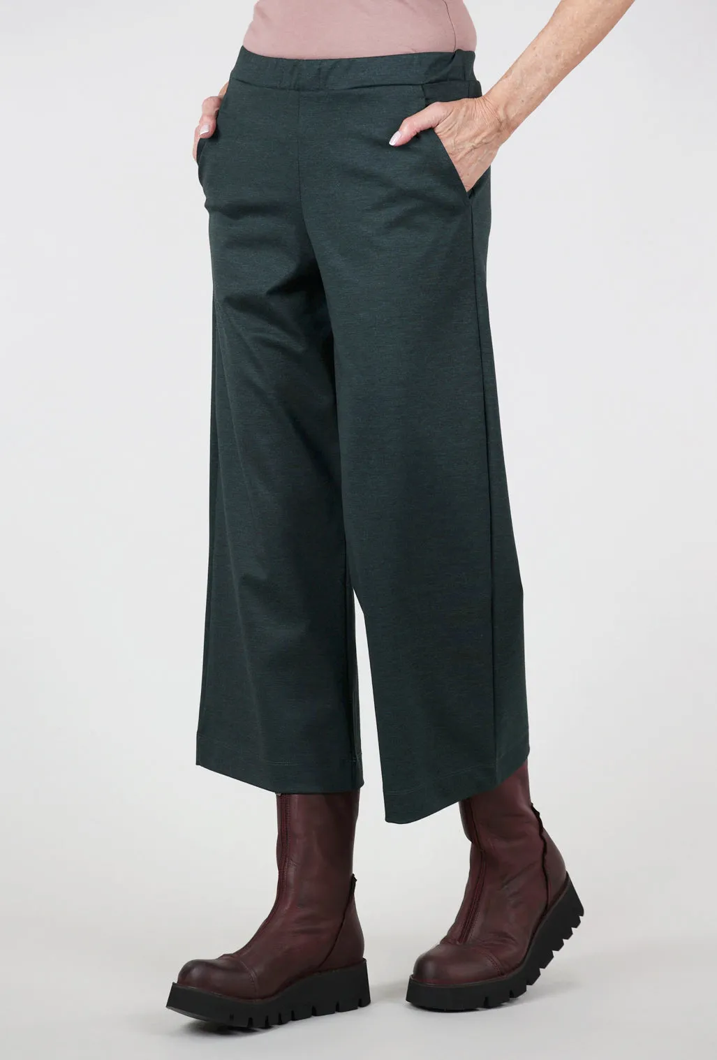 Ponte Flare Pant, Forest