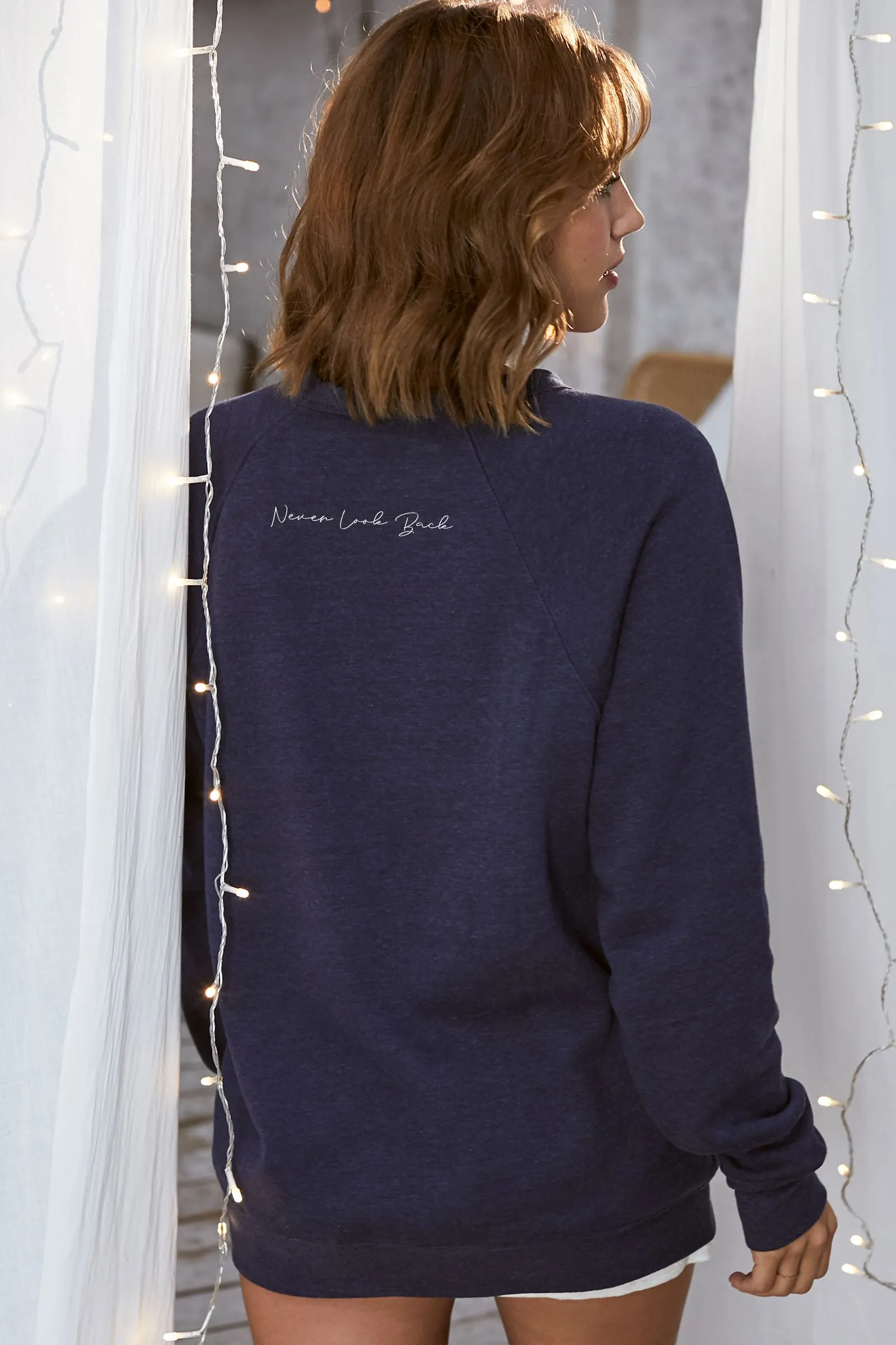 "Never Look Back" Relaxed Sweater