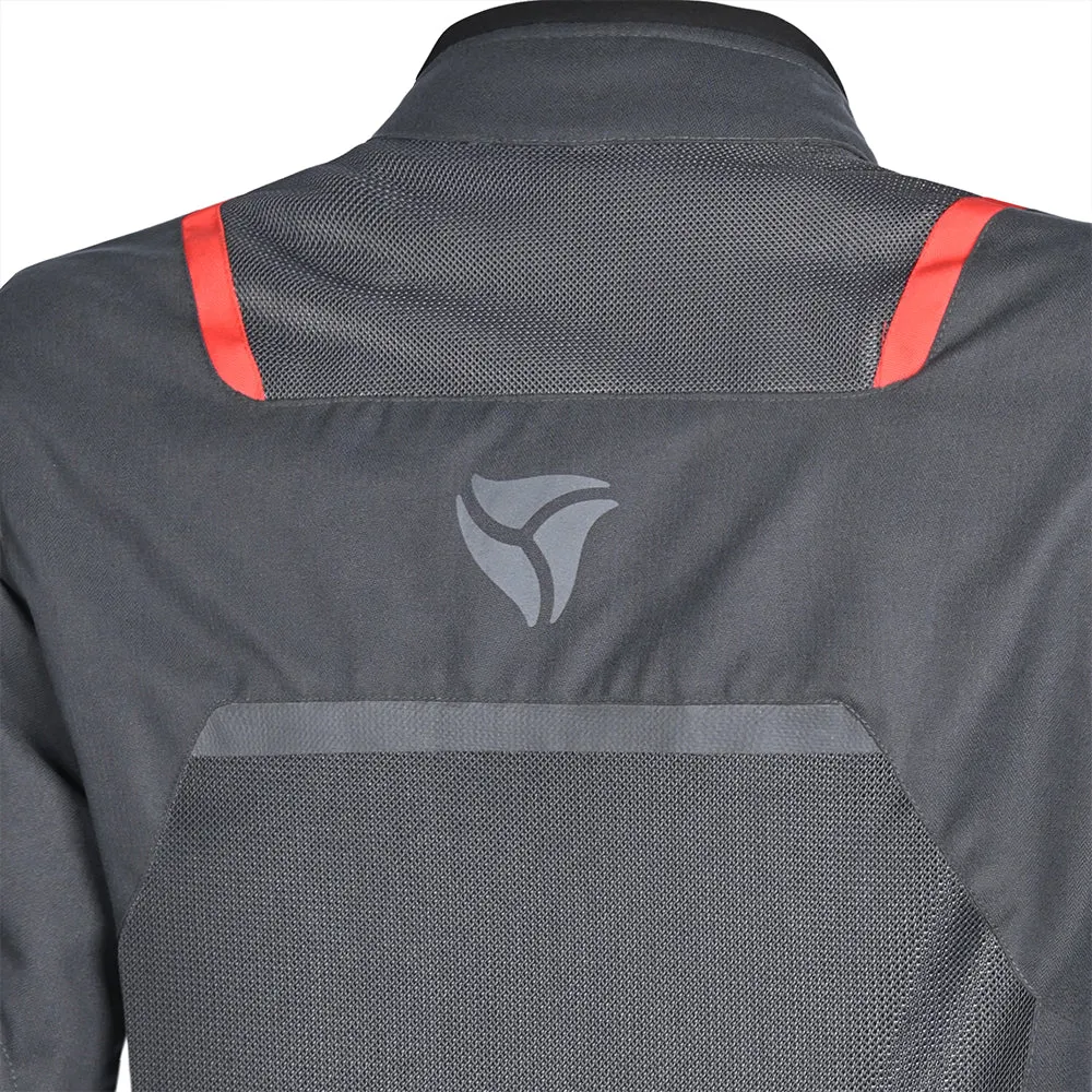 R Tech Spiral Mesh Motorcycle Jacket Anthr/Grey/Black/Red