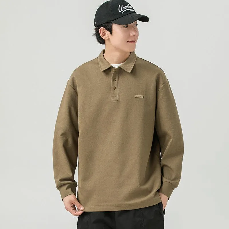 Relaxed-fit Long-sleeved Polo Shirt