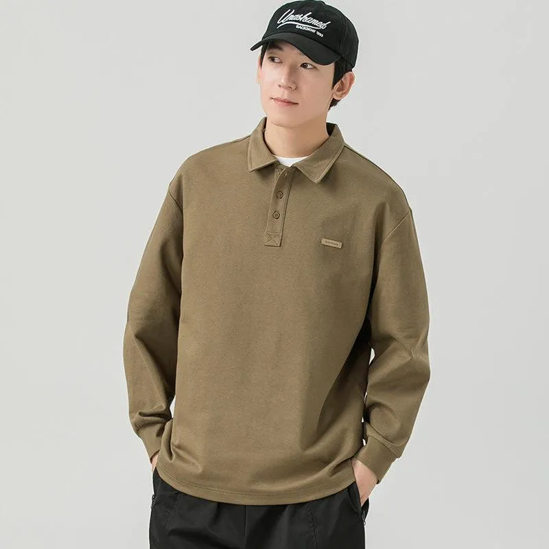 Relaxed-fit Long-sleeved Polo Shirt