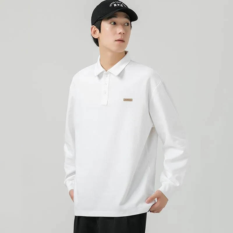 Relaxed-fit Long-sleeved Polo Shirt