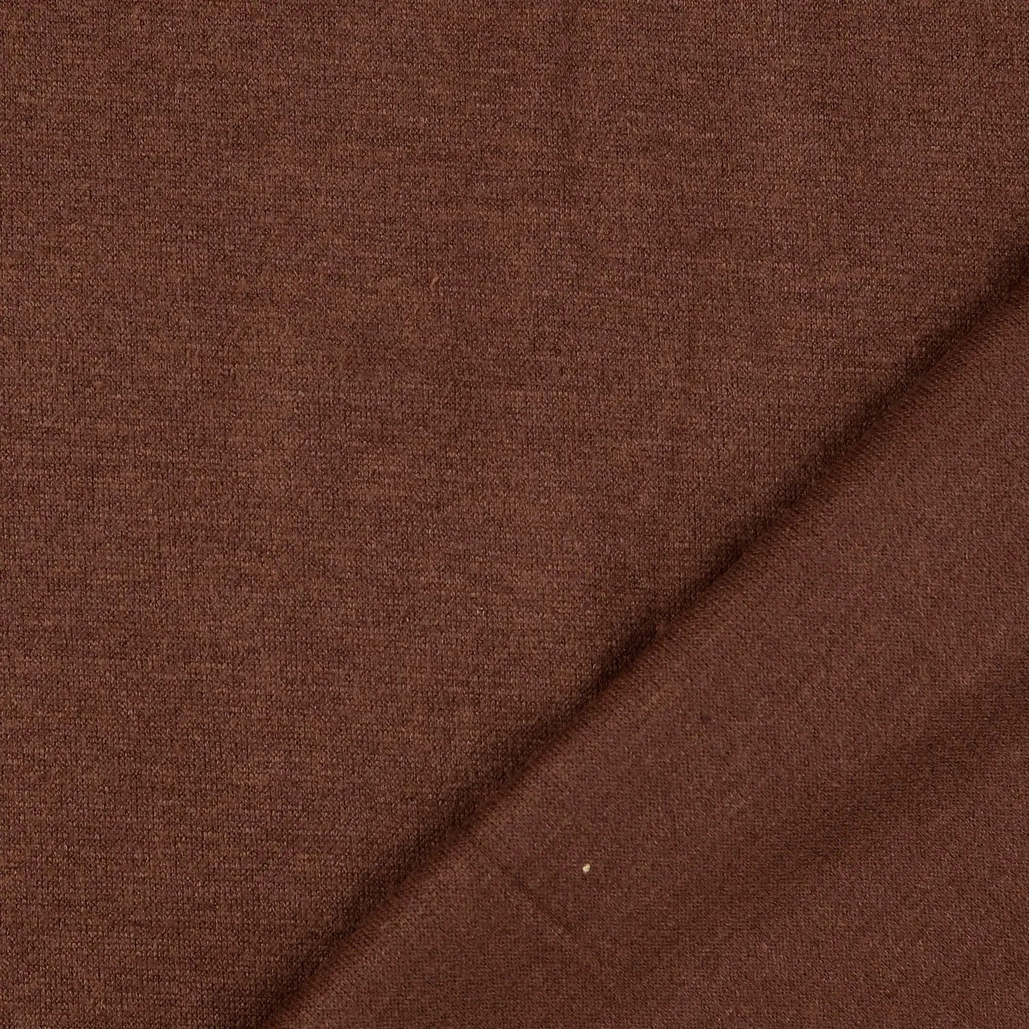 REMNANT 0.43 Metre - Snug Viscose Blend Sweater Knit in Brown