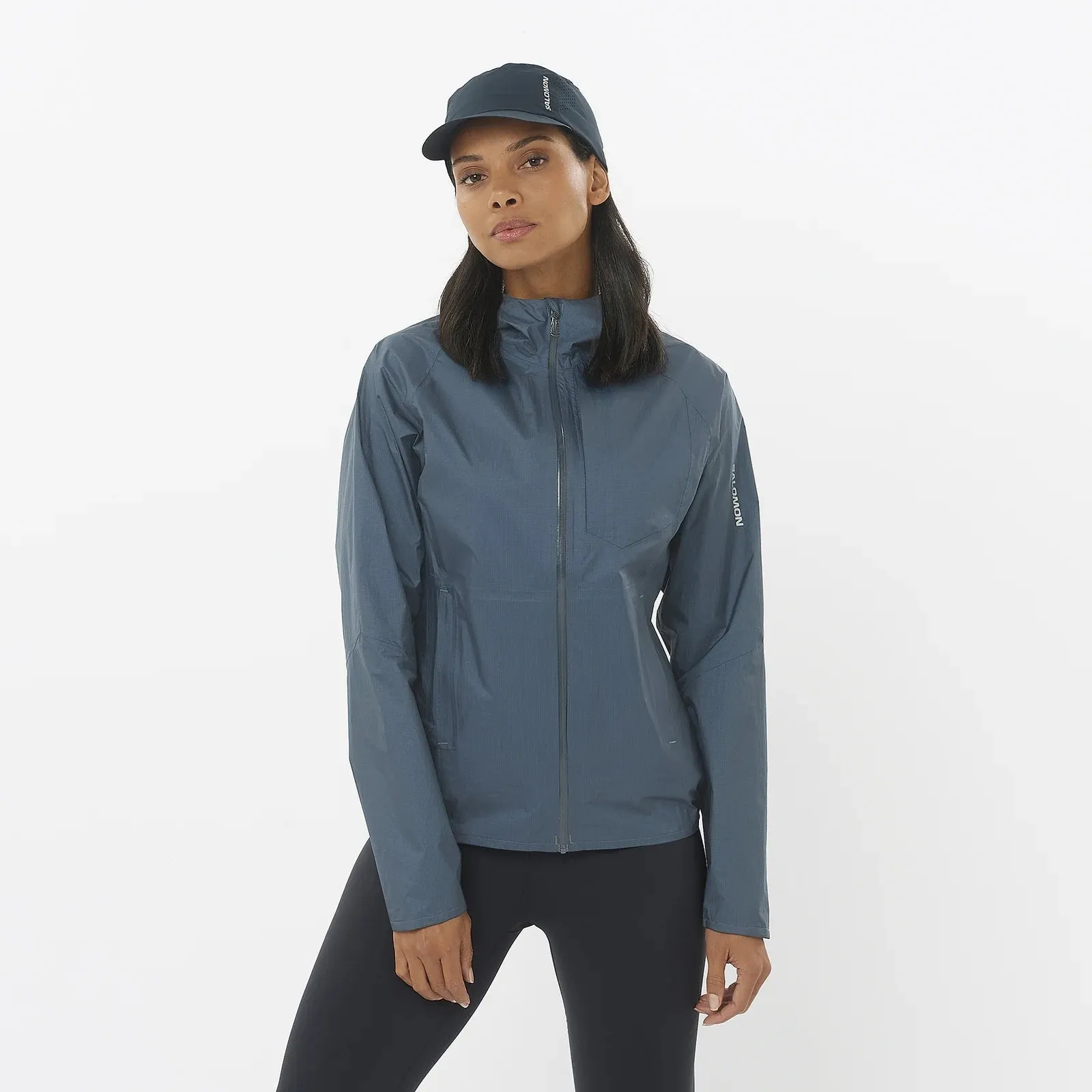 Salomon Bonatti Waterproof Jacket | Midnight Navy | Womens