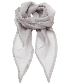 Silver - 'Colours' Chiffon scarf