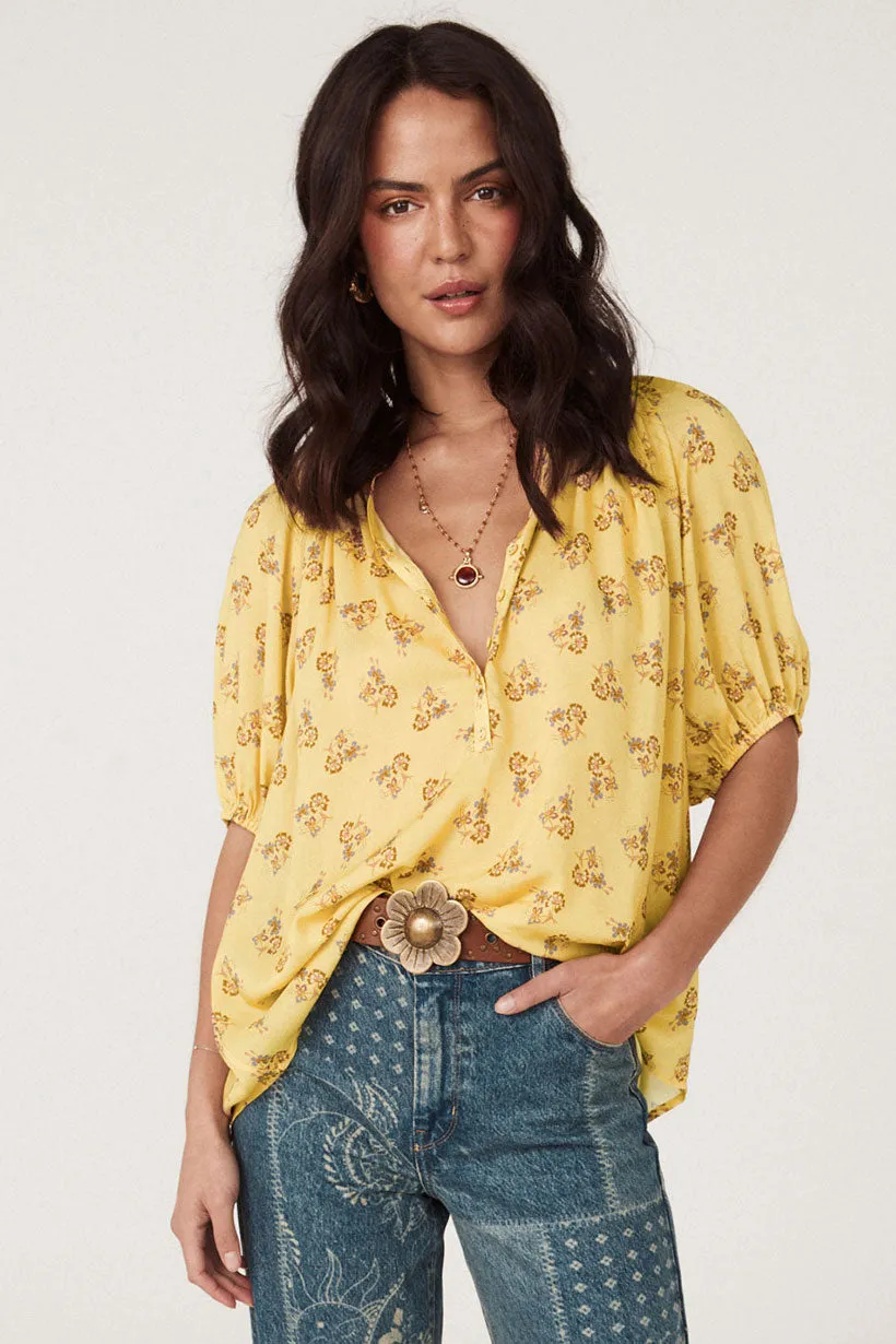 SPELL • SUNSHINE BANDIT Rebel Spirit Short Sleeve Blouse