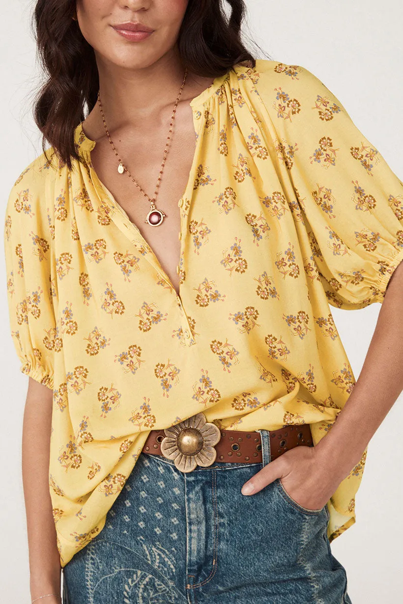 SPELL • SUNSHINE BANDIT Rebel Spirit Short Sleeve Blouse