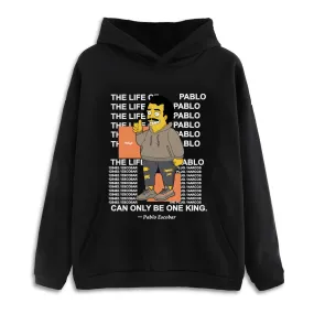 The Life Of Pablo Drop Shoulder Black Pullover Hoodie