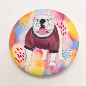 Watercolor Jersey Dawg Button