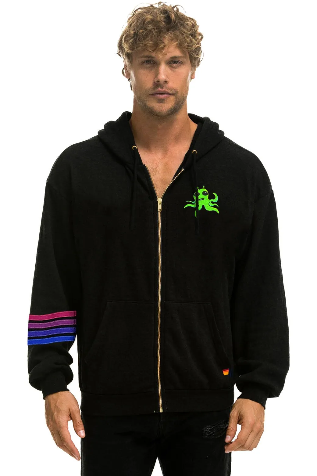 WILL FERRELL 2023 RELAXED ZIP HOODIE - BLACK