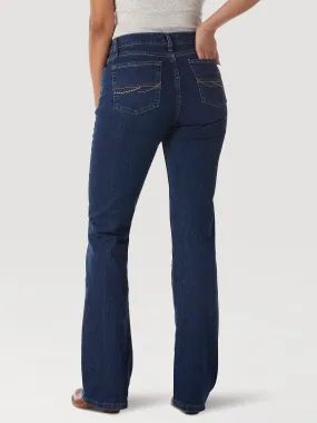 Women's As Real As Wrangler Misses Classic Fit Bootcut Jean In Cw Denim