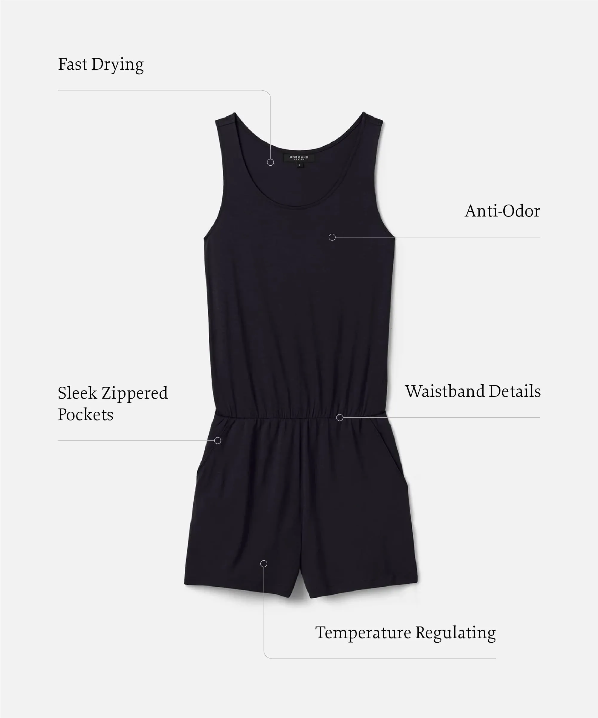 Women's Merino Travel Romper